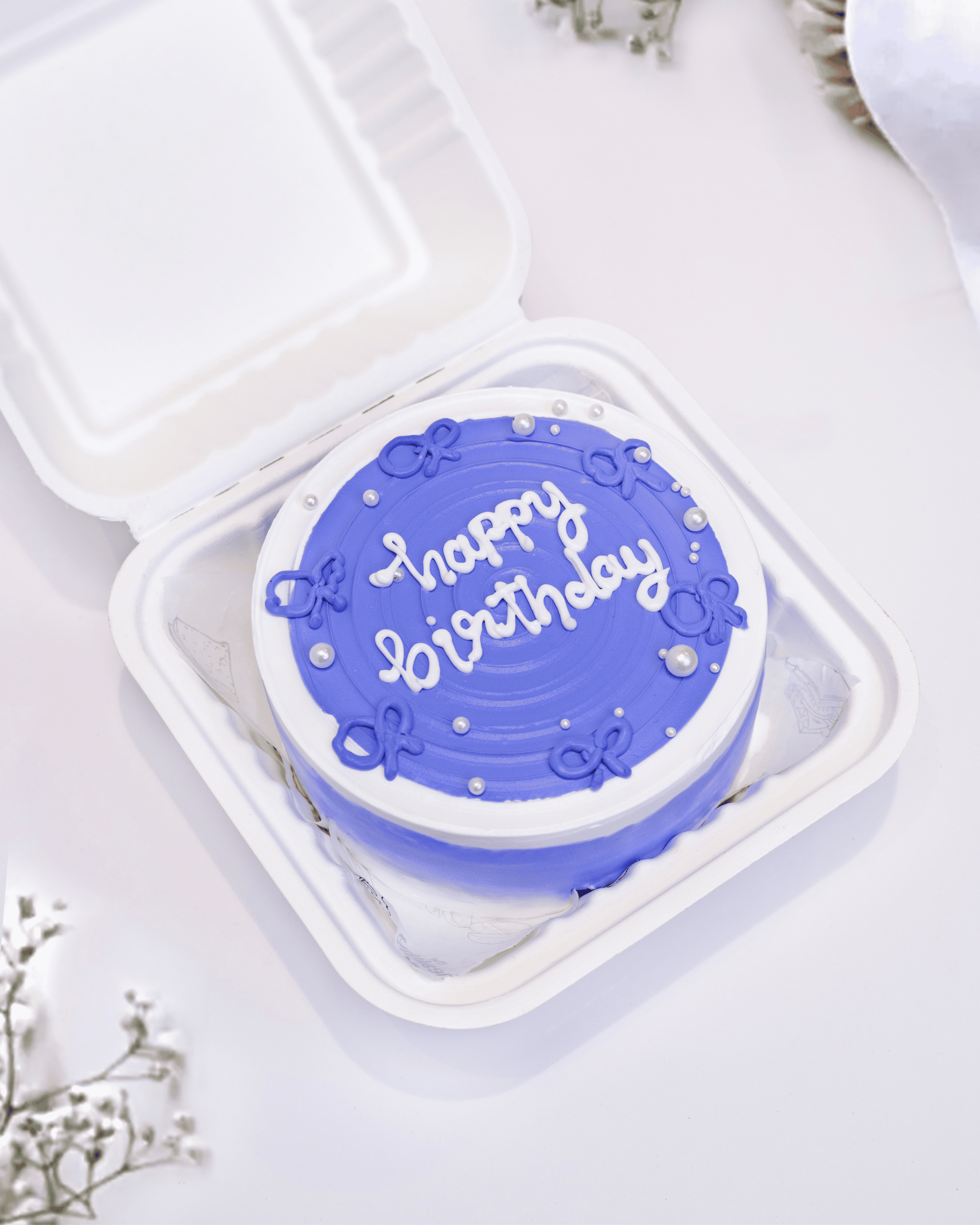 Blueberry Bento Cake